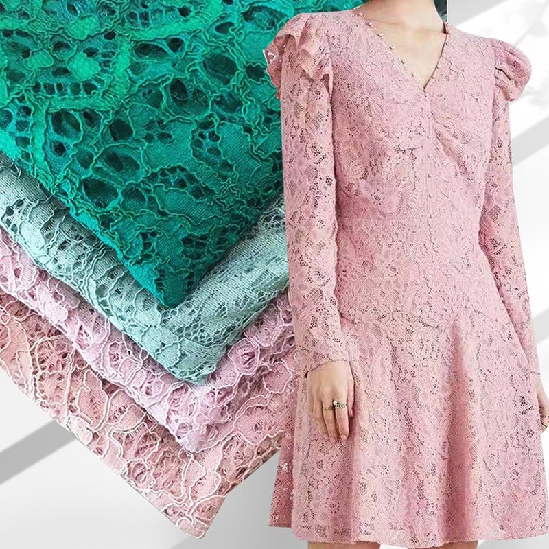 Lace Fabric Dress Cord for Women's Wear Wholesale Supplier 4